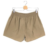 Camel Cotton Poplin Embroidered Logo Co-Ord Set / MIU MIU - Size 38