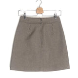 Camel Houndstooth Mini Skirt - model JOLDI / MAJE - Size 36