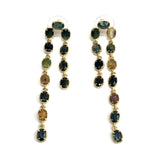 Camille Multi Stone Earrings