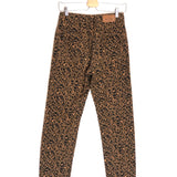 Caramel Leopard Print Cotton Pants / SEZANE - Size 25