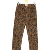 Caramel Leopard Print Cotton Pants / SEZANE - Size 25