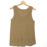 Caramel Linen Tank Top - One Size