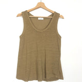 Caramel Linen Tank Top - One Size