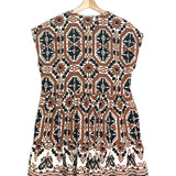 Caramel SAPHIR Printed Mini Dress / SEZANE - Size 38
