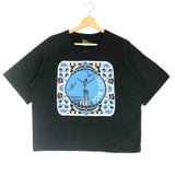 Carbone Grey "FEEL YOUR SOUL" Organic Cotton T-shirt / LEON & HARPER - Size S