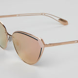 Cat-eye Rose Mirror Sunglasses / BVLGARI