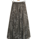 Bandana Print Cotton Midi Skirt - One Size