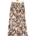 Floral patterned skirt on a white background