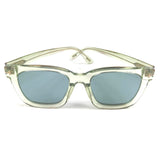 Clear Green SARI Square Sunglasses / TOM FORD
