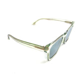Clear Green SARI Square Sunglasses / TOM FORD