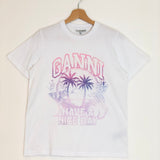 Cocktail Relaxed Round Neck T-shirt / GANNI - Size XS