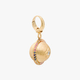 Coco Rainbow Pendant with Multicolor Sari Link Necklace / VICTORIA LEIVISSA