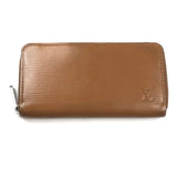 Cognac Brown ZIPPY Epi Leather Wallet / LOUIS VUITTON