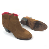 Cognac MOLLY Suede Ankle Boots / ZADIG & VOLTAIRE - Size 38
