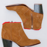 Cognac MOLLY Suede Ankle Boots / ZADIG & VOLTAIRE - Size 38