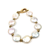 Coin Freshwater Pearls Bracelet / ALEXIANE CASAGRANDE - One Size