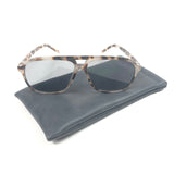 Cookie Tortoiseshell Smoke Tint Monoceros Aviator Sunglasses / AIRE