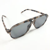 Cookie Tortoiseshell Smoke Tint Monoceros Aviator Sunglasses / AIRE