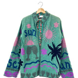 Cotton Embroidered Blazer Jacket / MARGOT - One Size