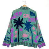 Cotton Embroidered Blazer Jacket / MARGOT - One Size