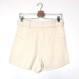 Cream ASTER High Rise Belted Shorts / IRO - Size 36