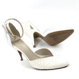 Cream Patent Python Pumps / CELINE - Size 37