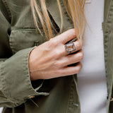 Crystal Square Ring / CYNTHIA DJUROVIC