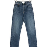 Dark Blue 90's PINCH Organic Cotton Denim High Rise Straight-leg Jeans / AGOLDE - Size 25