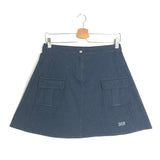 Dark Blue Denim Cargo Skirt / CHRISTIAN DIOR - Size 13
