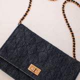 Dark Blue Quilted 2.55 Reissue WOC Bag / CHANEL