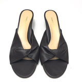 Dark Brown Heeled Slides / MARION PARKE - Size 41
