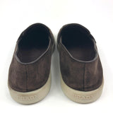 Dark Brown SAINT TROPEZ Suede Loafers / PRADA - Size 39