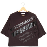 Dark Burgundy COLLINS MOONS Crop Tee / ROSEANNA - Size 36