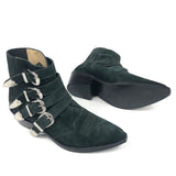 Dark Green Buckled Ankle Boots / TOGA PULLA - Size 39