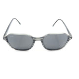 Dark Grey JOHN Polished Striped Sunglasses / RAY-BAN