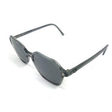Dark Grey JOHN Polished Striped Sunglasses / RAY-BAN