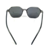 Dark Grey JOHN Polished Striped Sunglasses / RAY-BAN