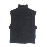 Dark Grey Merino Wool MEGAN Roll-Neck Tunic Sweater / ISABEL MARANT ETOILE - Size 34