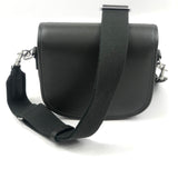 Dark Khaki Small Besace Strap Triomphe in Supple Natural Calfskin Crossbody Bag / CELINE