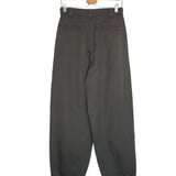 Dark Khaki TIMON Pleated Organic Cotton Trousers / SOEUR - Size 34