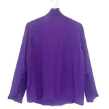 Deep Purple Silk Buttoned Shirt / ROSEANNA - Size 38