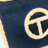 Denim and Shearling Medium Shopper Bag / UGG X TELFAR