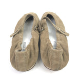 Desert Beige PLUME Suede Ballerinas / MIU MIU - Size 41