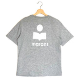 Ecru and Grey ZAFFERH Crew Neck T-shirt / ISABEL MARANT ETOILE - Size 38