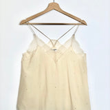 Ecru CHRISTY Studded Silk Camisole / ZADIG & VOLTAIRE DELUXE - Size XS