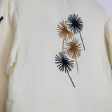 Ecru Cotton-blend Embroidered Jacket with Beads / YOUNIC BY DINSA - One Size