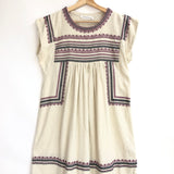 Ecru DEEMA Embroidered Silk Mini Dress / ISABEL MARANT ETOILE - Size 38