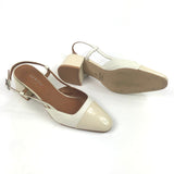 Ecru DHAPOPY Open Heels Babies Heeled Flats / JONAK - Size 37