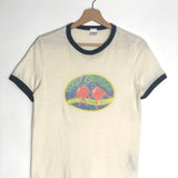 Ecru Dirty Shirley Cotton T-shirt / RE/DONE - Size S