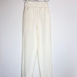 Ecru Fluid  Geometric Lined CINCA Pants (+ belt) / IRO - Size 36